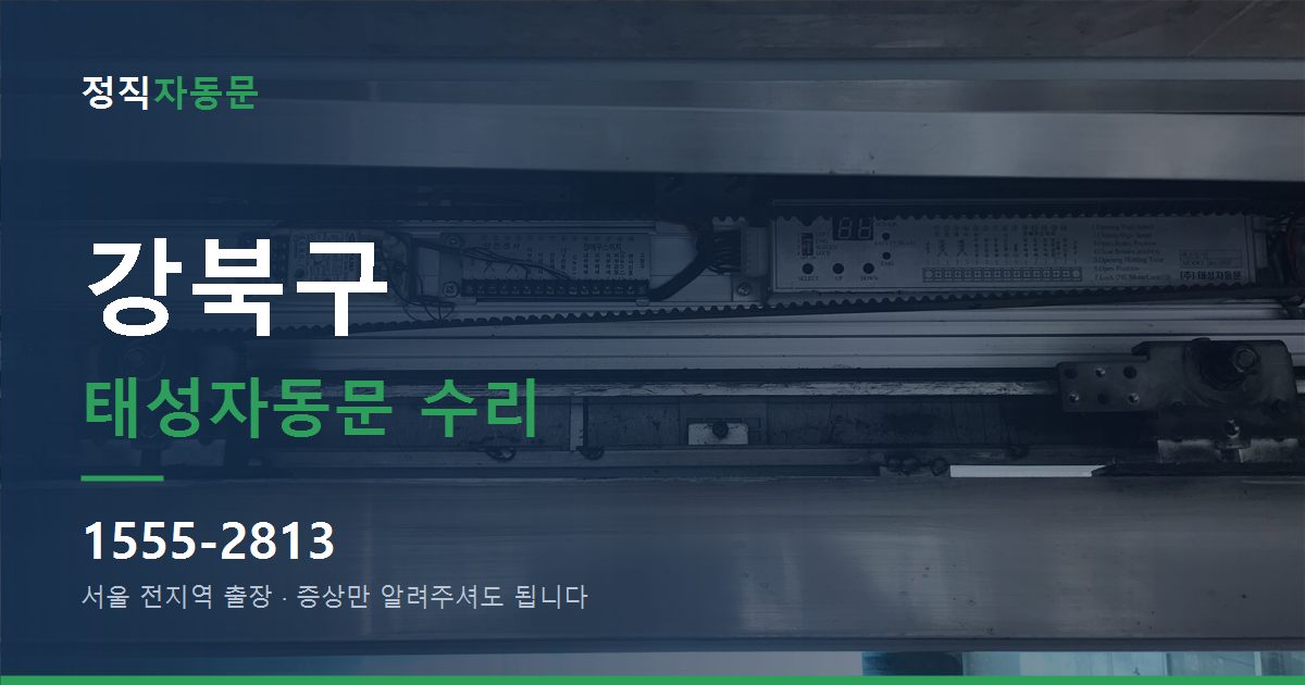 강북구 태성자동문 수리