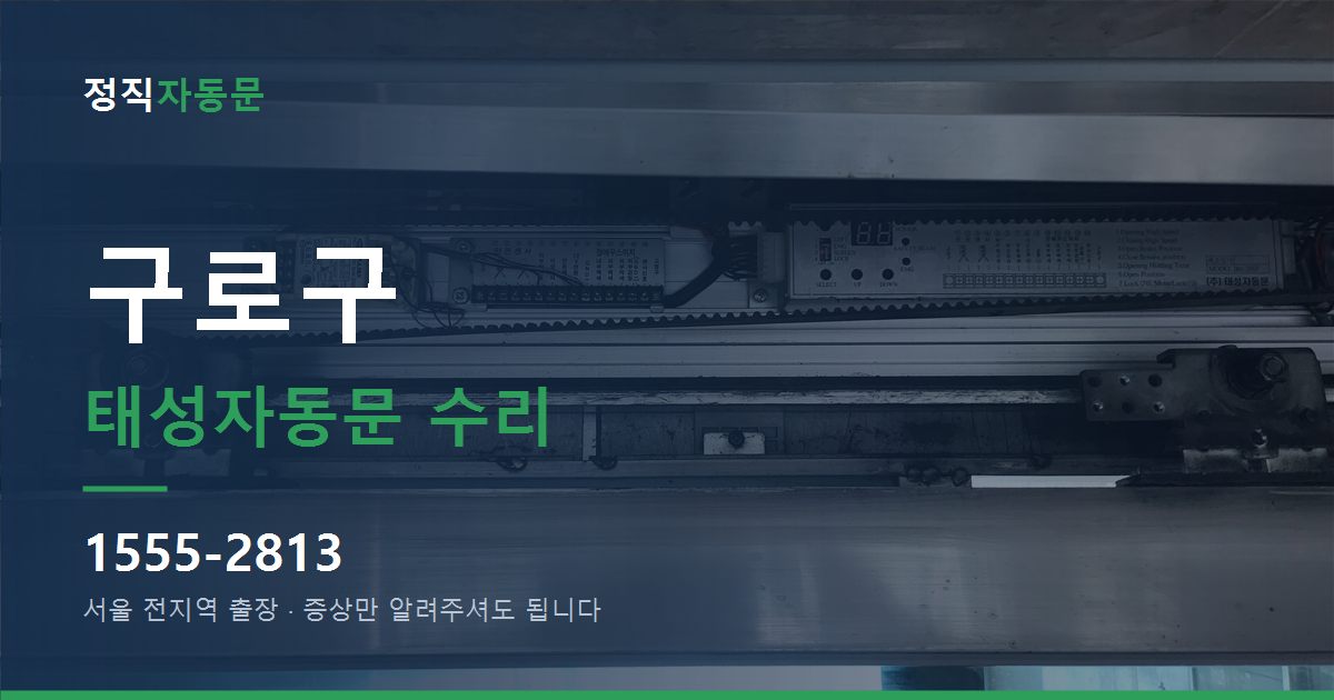구로구 태성자동문 수리