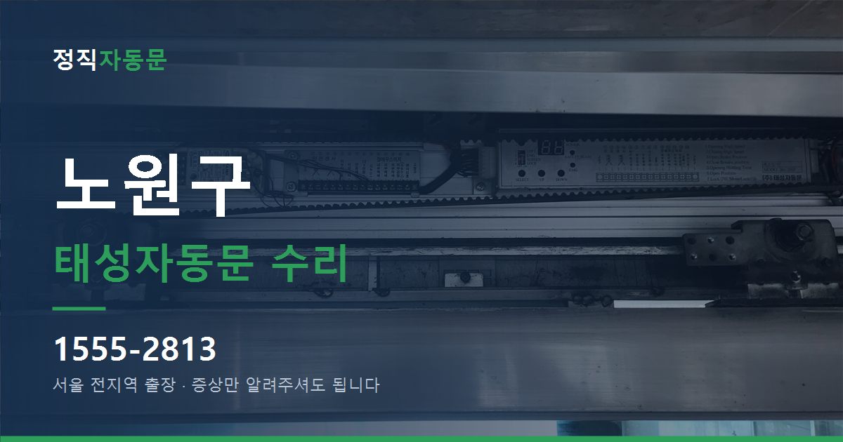 노원구 태성자동문 수리