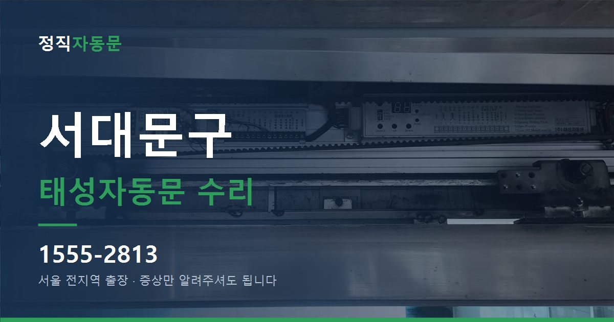 서대문구 태성자동문 수리