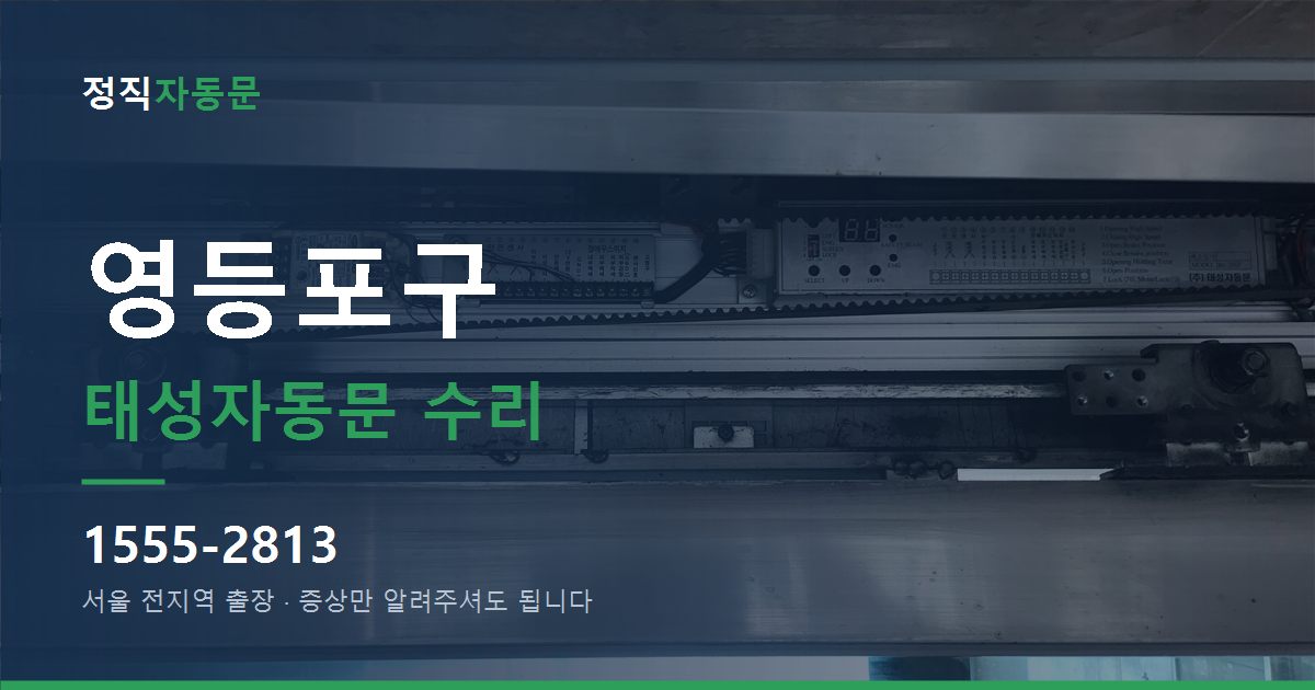 영등포구 태성자동문 수리